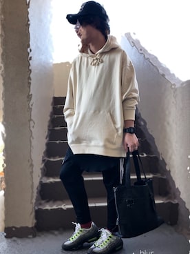 「ADER error（アーダーエラー）のアイテム（腕時計）」を使った、SUNAさん（メンズ・158cm）の春コーディネート