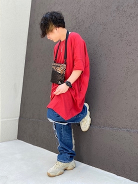 「ADER error（アーダーエラー）のアイテム（腕時計）」を使った、SUNAさん（メンズ・158cm）の春コーディネート