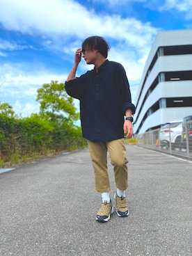 「ADER error（アーダーエラー）のアイテム（腕時計）」を使った、SUNAさん（メンズ・165cm）の夏コーディネート