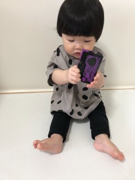 「6°vocale」｜yujuijuさん（キッズ・70cm）の夏コーディネート