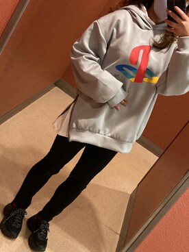 erinaさん（レディース・148cm）の冬コーディネート