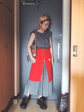 「JUCO.」｜千紘さん（レディース・154cm）の春コーディネート