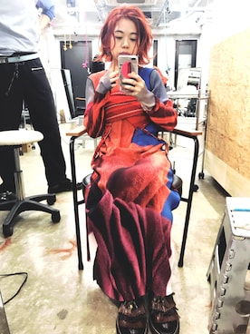 「JUCO.（ジュコ）のアイテム」を使った、千紘さん（レディース・154cm）の秋コーディネート