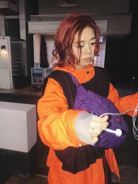 「nusumigui（ヌスミグイ）のアイテム」を使った、千紘さん（レディース・154cm）の秋コーディネート