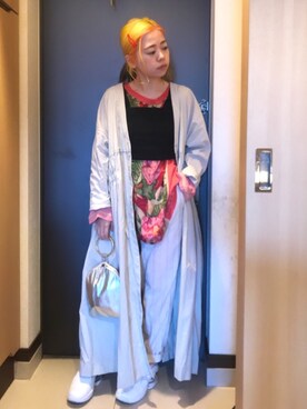 「sara mallika（サラ マリカ）のアイテム（トップス）」を使った、千紘さん（レディース・154cm）の春コーディネート