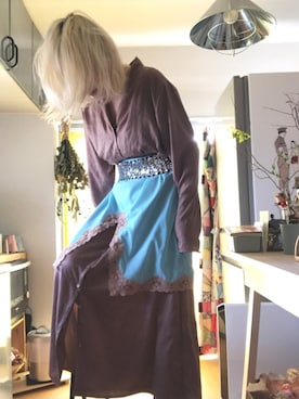 「ペールトーン」｜「アイテム（ワンピース/ドレス）」を使った、千紘さん（レディース・154cm）の春コーディネート