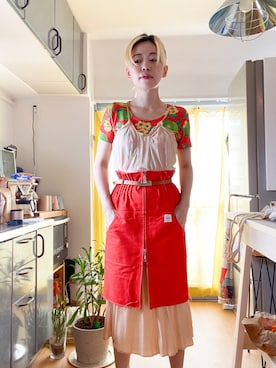 千紘さん(レディース・154cm)の夏コーディネート