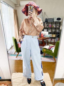 「CHIE MIHARA（チエミハラ）のアイテム」を使った、千紘さん（レディース・154cm）の春コーディネート