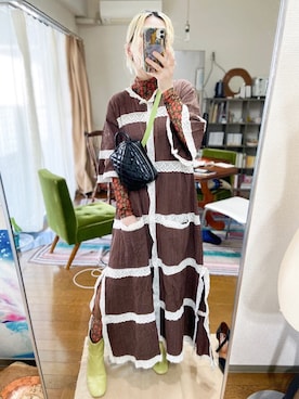ワンピースを使った Mm6 の人気ファッションコーディネート Wear