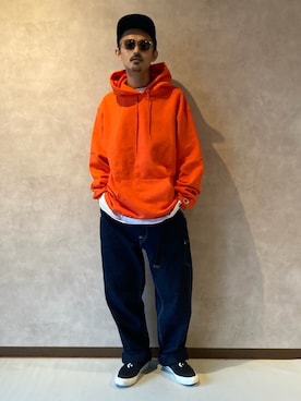 「Cup and Cone（カップアンドコーン）のアイテム（帽子）」を使った、takuya.sさん（メンズ・171cm）の春コーディネート