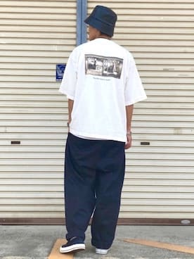 「Confirm（コンファーム）のアイテム（帽子）」を使った、takuya.sさん（メンズ・171cm）の夏コーディネート