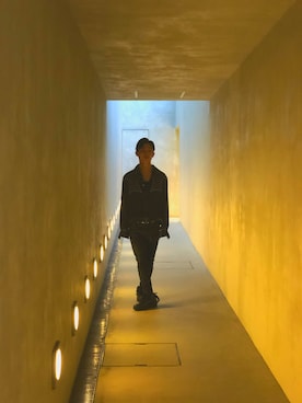 「YSTRDY's TMRRW（イエスタデイズトゥモロー）のアイテム（シャツ/ブラウス）」を使った、GALAXYさん（メンズ・170cm）の秋コーディネート