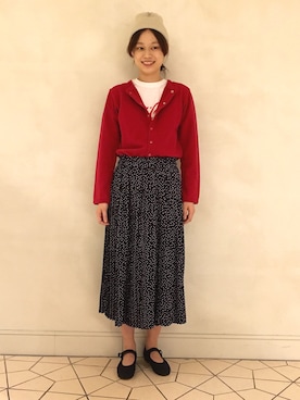 「BEAMS BOY（ビームスボーイ）のBEAMS BOY / カンフー シューズ（その他シューズ）」を使った、Mamiさん（レディース・162cm）の春コーディネート