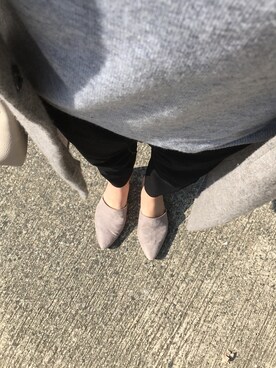 「COMME CA ISM（コムサイズム）のアイテム（ノーカラージャケット）」を使った、shiinaさん（レディース・163cm）の春コーディネート