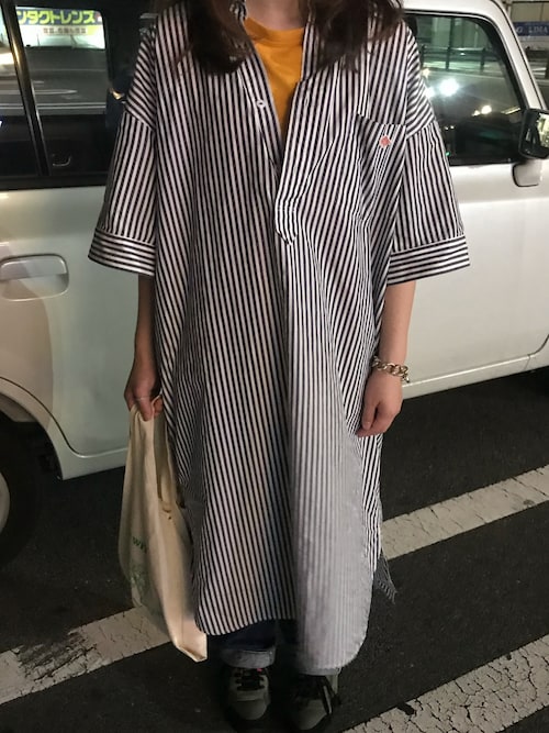 Ysm Dantonのシャツワンピースを使ったコーディネート Wear