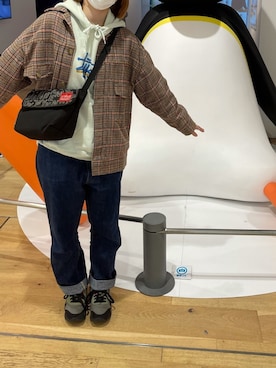 「Manhattan Portage」｜「アイテム（その他）」を使った、Ysmさん（レディース・157cm）の冬コーディネート