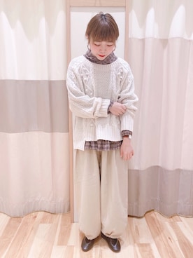 みなも (･×･)さん（レディース・152cm）の冬コーディネート