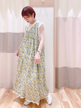 「出勤コーデ」｜「アイテム（その他シューズ）」を使った、みなも (･×･)さん（レディース・152cm）の春コーディネート