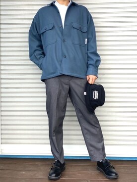 「BAYFLOW(BAYFLOW)」｜「アイテム（ブルゾン）」を使った、JOTAROさん（メンズ・172cm）の秋コーディネート