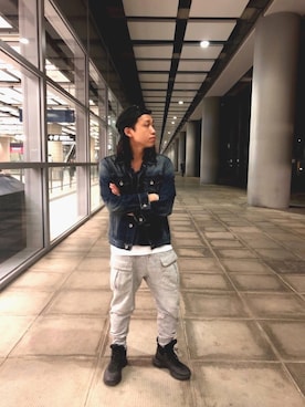 「:CHOCOOLATEのアイテム」を使った、Kami Tさん（メンズ・161cm）の冬コーディネート