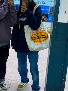 「Paragraph（パラグラフ）のアイテム（バッグ）」を使った、ﾙﾅさん（レディース・155cm）の春コーディネート