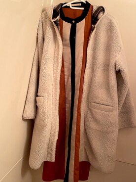 「MELROSE（メルローズ）のアイテム」を使った、MIYUさん（レディース・156cm）の冬コーディネート