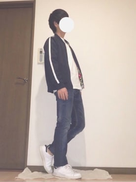 「花見」｜「アイテム（腕時計）」を使った、イチさん（メンズ・162cm）の春コーディネート