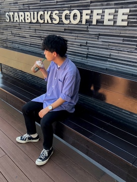「DUFA（ドゥッファ）のアイテム」を使った、イチさん（メンズ・162cm）の秋コーディネート