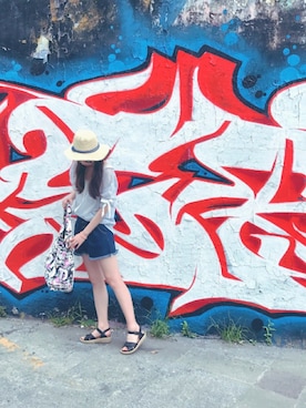 「robin ruthのアイテム（トートバッグ、その他）」を使った、SummerShiekiさん（レディース・168cm）の夏コーディネート