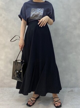 ラフだけど可愛い Tシャツ スカートコーデ 咲栄 Natural Couture のお気に入りフォルダ Wear