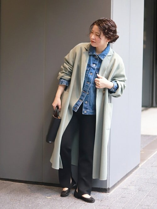 _t_ani(SLOBE IENA本社)|SLOBE IENAのチェスターコートを使った