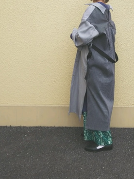 「Simplicite（サンプリシテ）のアイテム（その他アウター）」を使った、malonnnnnnnさん（レディース・156cm）の春コーディネート