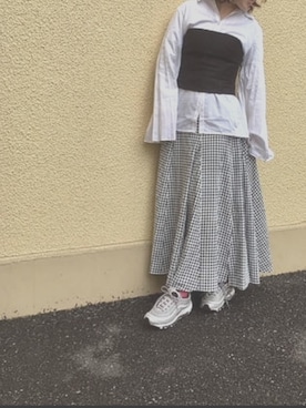 「BCSTOCK」｜「アイテム（スカート）」を使った、malonnnnnnnさん（レディース・156cm）の夏コーディネート