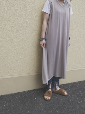 「BCSTOCK」｜「アイテム（ワンピース/ドレス）」を使った、malonnnnnnnさん（レディース・156cm）の夏コーディネート