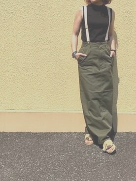 「BCSTOCK」｜「アイテム（スカート）」を使った、malonnnnnnnさん（レディース・156cm）の夏コーディネート