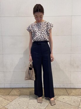 西川　夕紀子さん（レディース・160cm）の春コーディネート