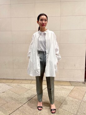 西川　夕紀子さん（レディース・160cm）の春コーディネート