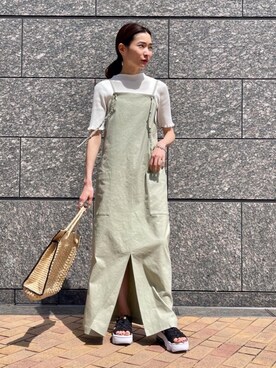 西川　夕紀子さん（レディース・160cm）の春コーディネート