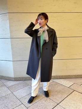 西川　夕紀子さん（レディース・160cm）の秋コーディネート