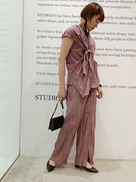 「MARROW（マロウ）のアイテム」を使った、Hitaka  Mahoさん（レディース・163cm）の冬コーディネート