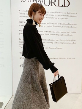 Hitaka Mahoさん(レディース・163cm)の冬コーディネート