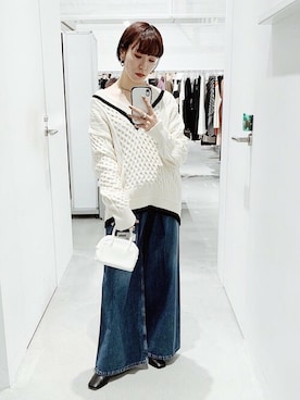 Hitaka Mahoさん(レディース・163cm)の冬コーディネート