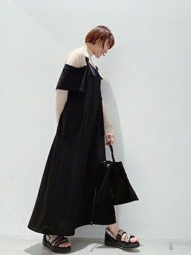 Hitaka  Mahoさん（レディース・163cm）の冬コーディネート