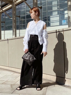 RIGID DENIM WIDE PANTSを使った人気ファッションコーディネート - WEAR