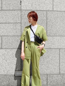 Hitaka  Mahoさん（レディース・163cm）の春コーディネート