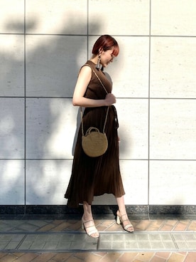 「結婚式スタイル」｜Hitaka  Mahoさん（レディース・163cm）の春コーディネート