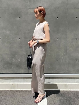 「結婚式スタイル」｜Hitaka  Mahoさん（レディース・163cm）の春コーディネート