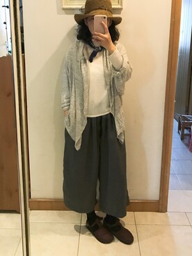 「アイテム（スリッポン、その他）」を使った、tooさん（レディース・162cm）の春コーディネート