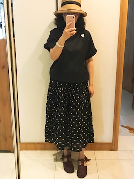 「アイテム（スリッポン、その他）」を使った、tooさん（レディース・163cm）の夏コーディネート