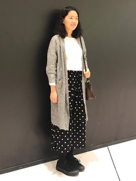 「soil（ソイル）のアイテム（パンツ）」を使った、tooさん（レディース・163cm）の秋コーディネート